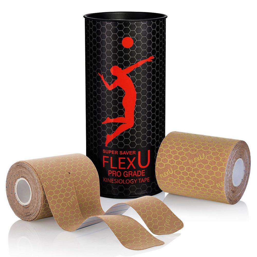 Kinesiology Tape Precut (3 Rolls 60 Strips) Waterproof Sports Tape